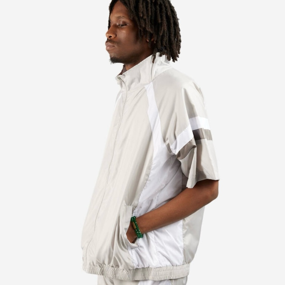 Full-Zip Colorblock Nylon Top - Picture 2 of 9